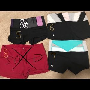 Lululemon boogie short bundle